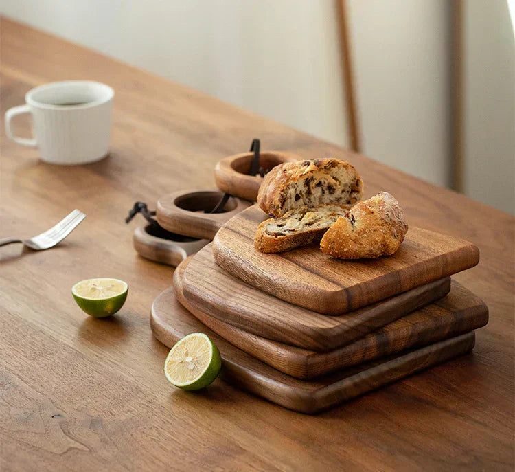 Cutting Board Walnut Double-Sided Prep & Serving Surface