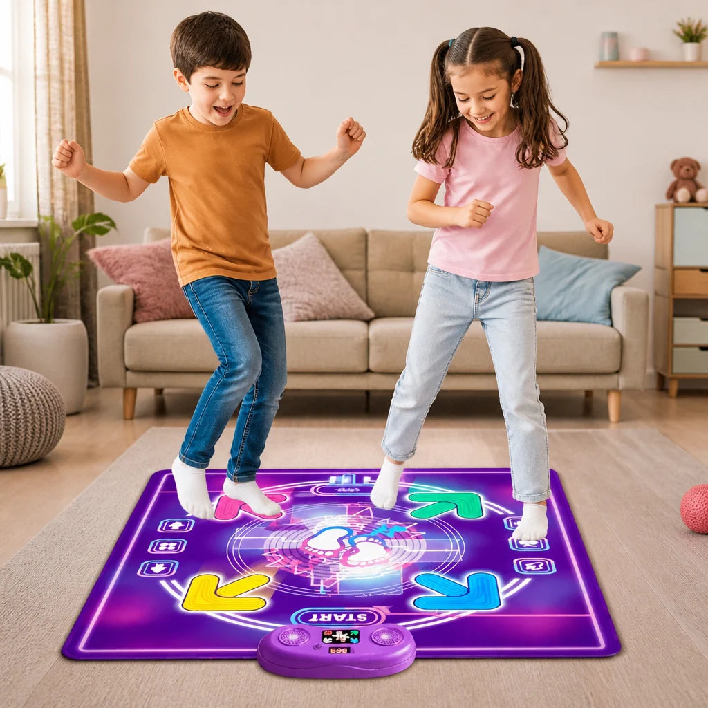 Dance Mat Interactive Musical LED Lights for Kids