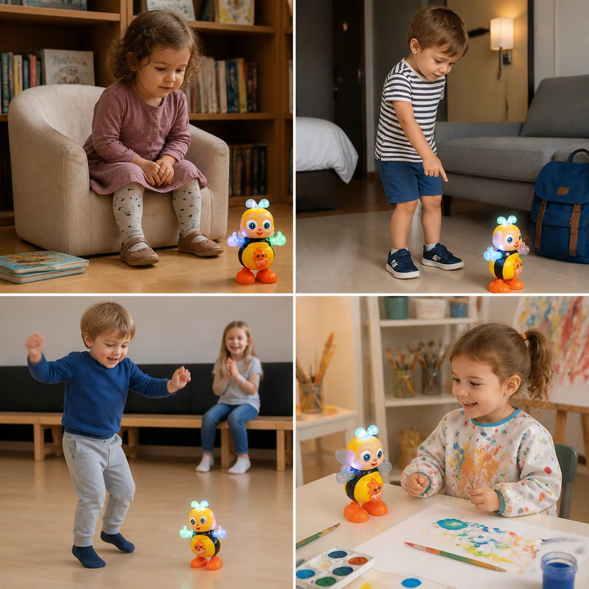 Dancing Bee Toy Musical & Colorful Lights