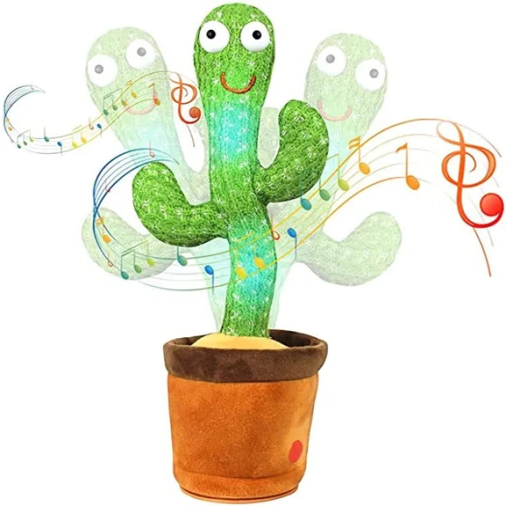 Dancing Cactus Toy Sound Activated & Battery Powered