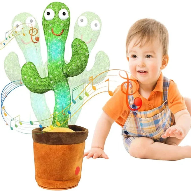 Dancing Cactus Toy Sound Activated & Battery Powered