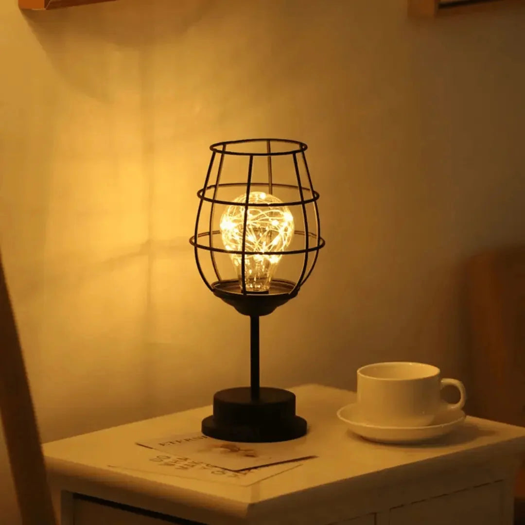 Decanter Lamp Battery-Powered Warm White LED Light