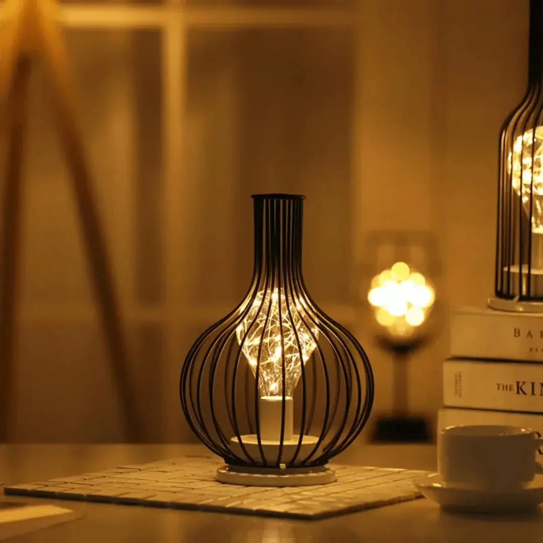 Decanter Lamp Battery-Powered Warm White LED Light