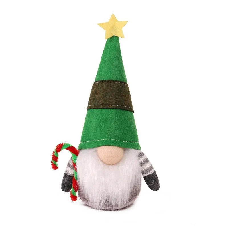 Decorative Christmas Gnome Handcrafted Felt Tall Hat