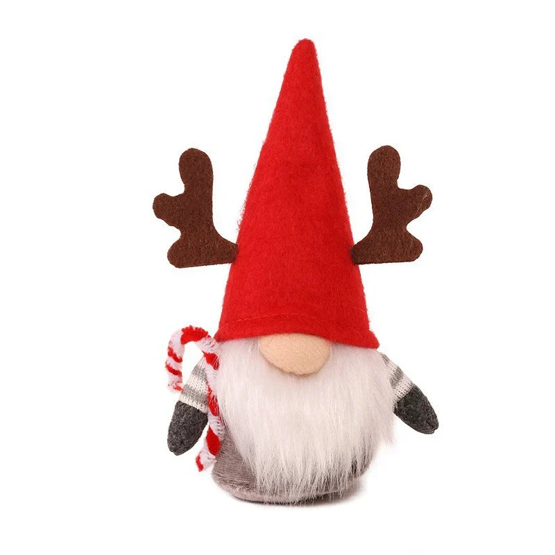 Decorative Christmas Gnome Handcrafted Felt Tall Hat