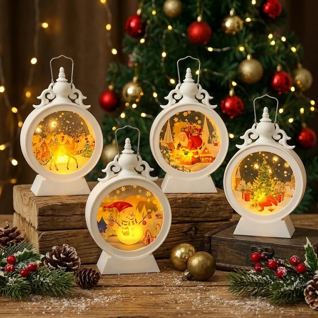 Decorative Lantern Warm White LED Lightweight Handle