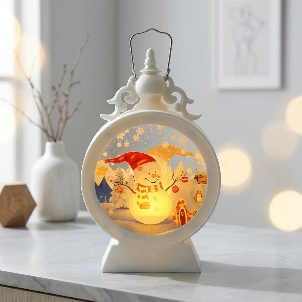 Decorative Lantern Warm White LED Lightweight Handle