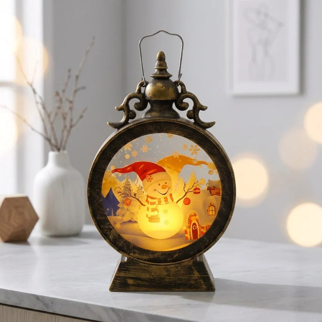 Decorative Lantern Warm White LED Lightweight Handle
