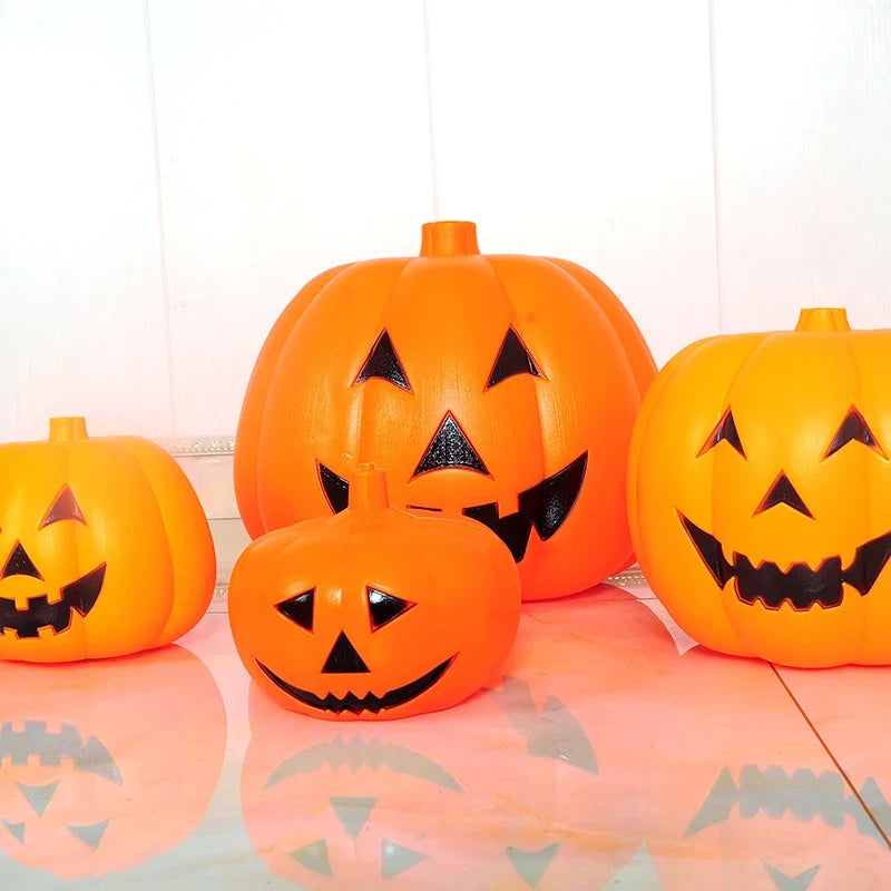 Decorative Pumpkin Carved Jack-O'-Lantern Indoor Outdoor