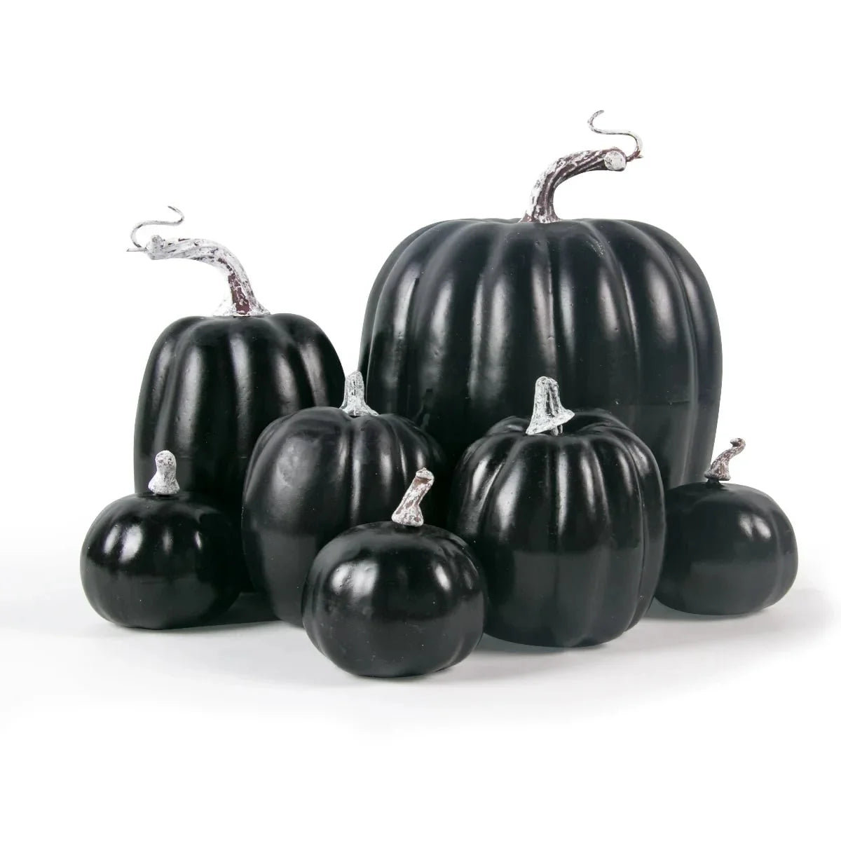 Decorative Pumpkins Realistic Moulded Texture Stackable & Reusable