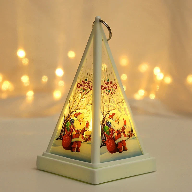 Decorative Table Lamp Festive Motif LED Warm Glow