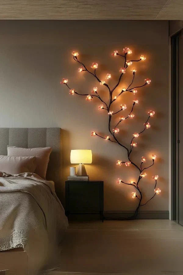 Decorative Wall Lamp Branch Design Integrated Warm White LEDs