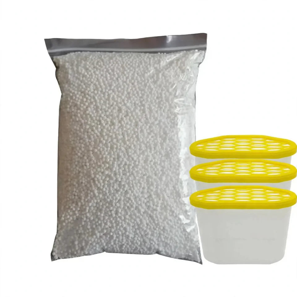 Dehumidifier Granules Calcium Chloride 5 kg Refillable Boxes