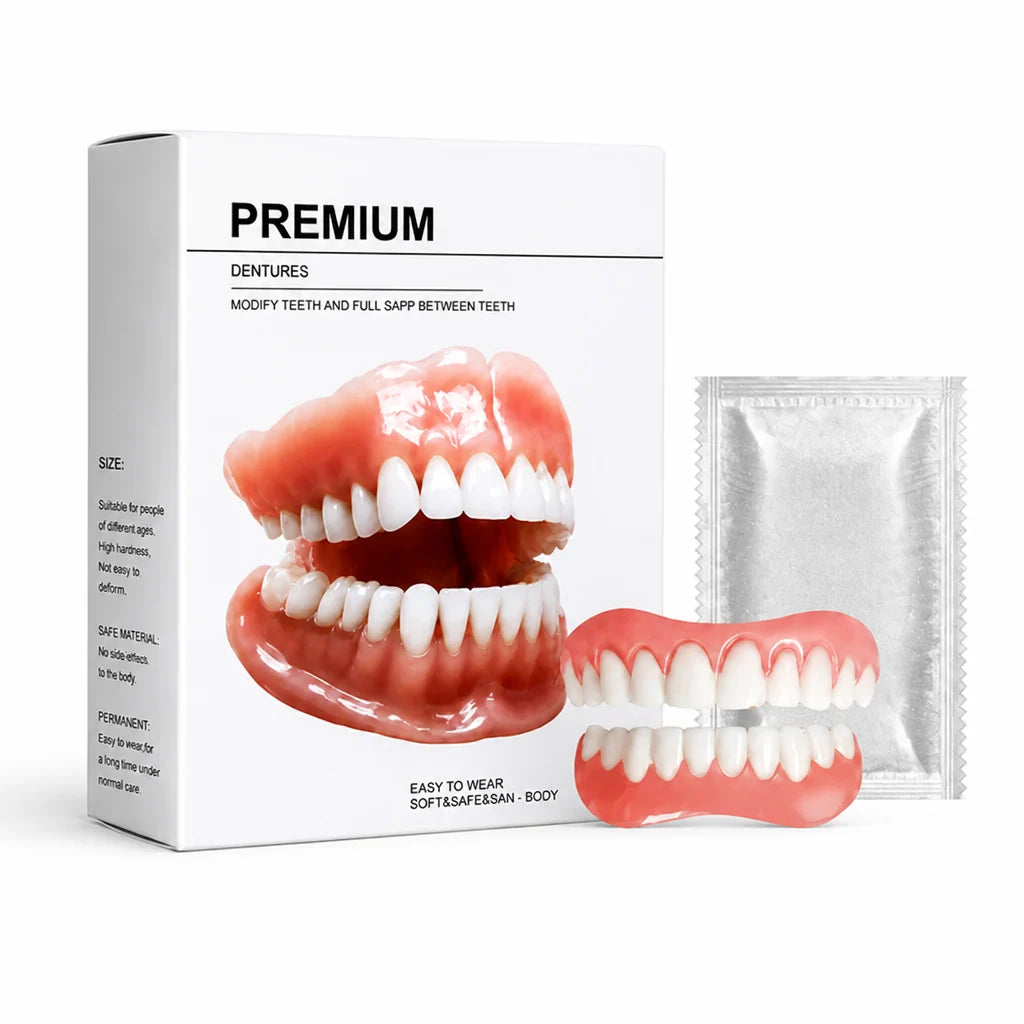 Denture Set Boil-and-Bite Upper & Lower