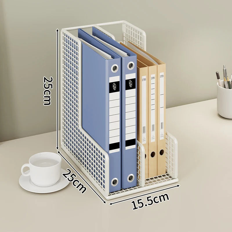 Desk File Organizer Metal Mesh Adjustable Dividers