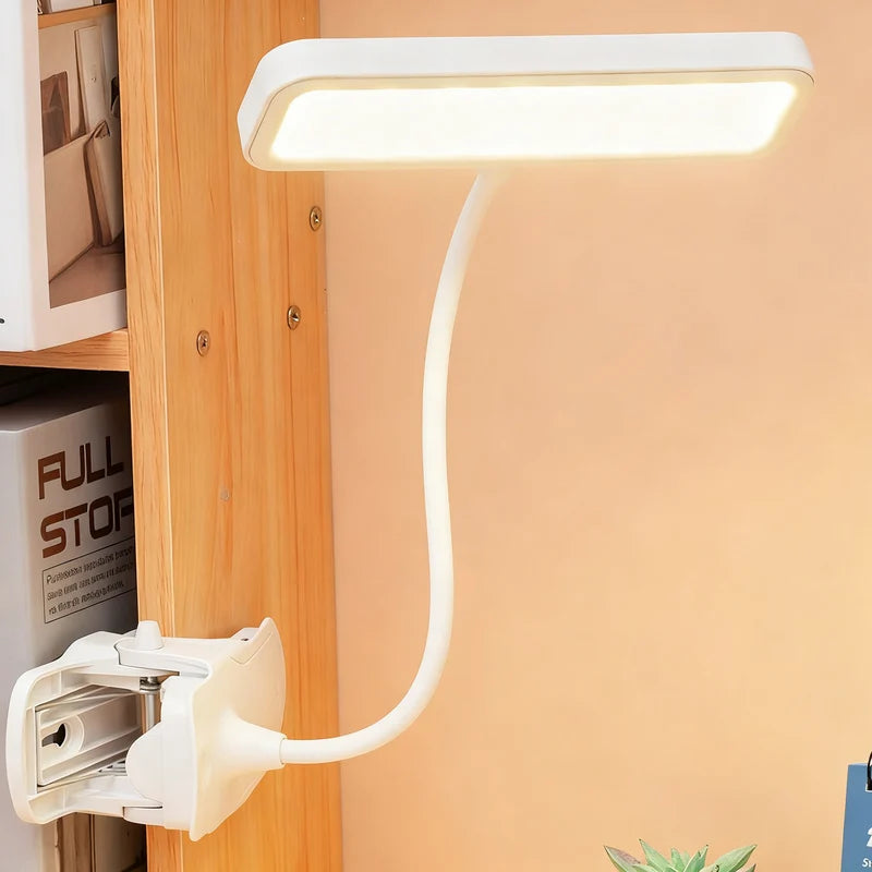 Desk Lamp LED Clip-On Dimmable Flicker-Free