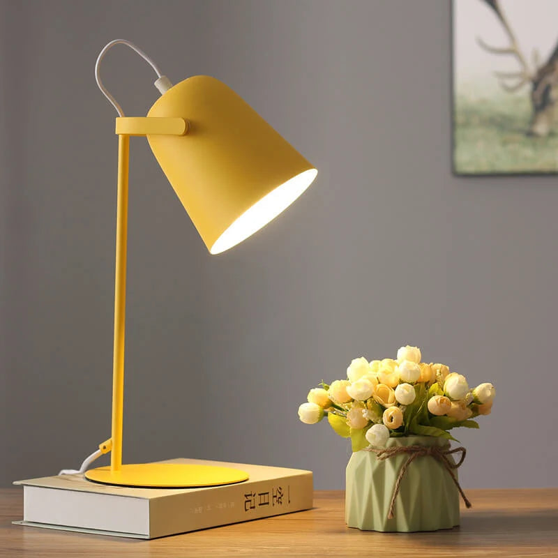 Desk Lamp Metal Tilting Head Diffused Panel