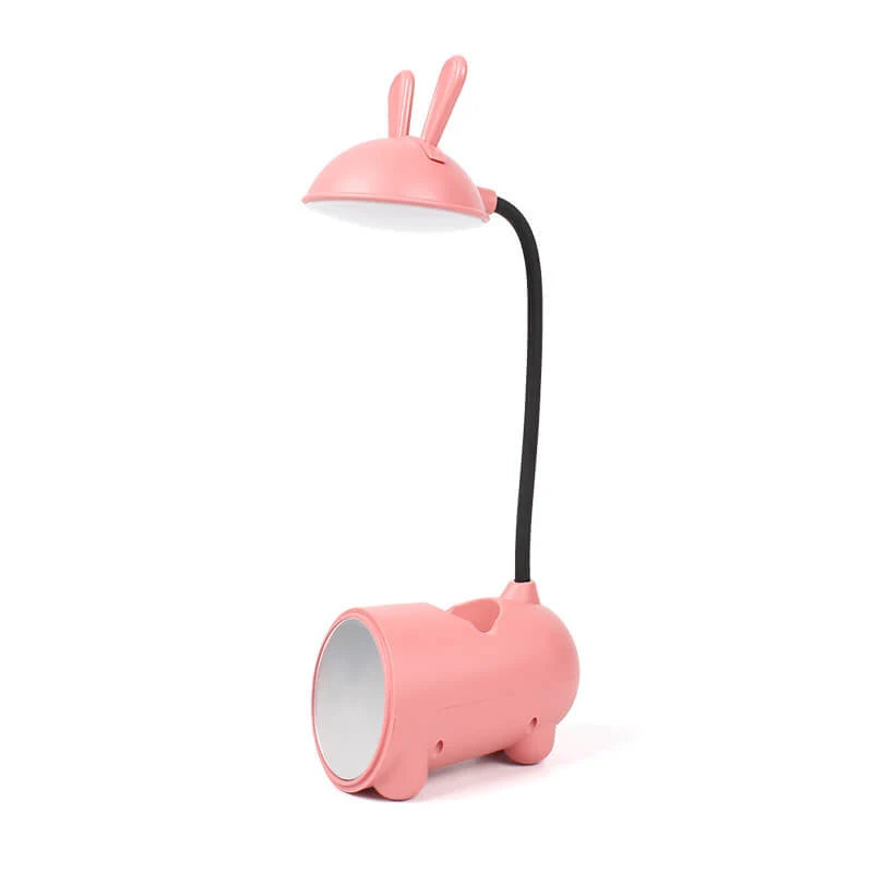 Desk Lamp Rabbit Design & Pen Holder USB Rechargeable