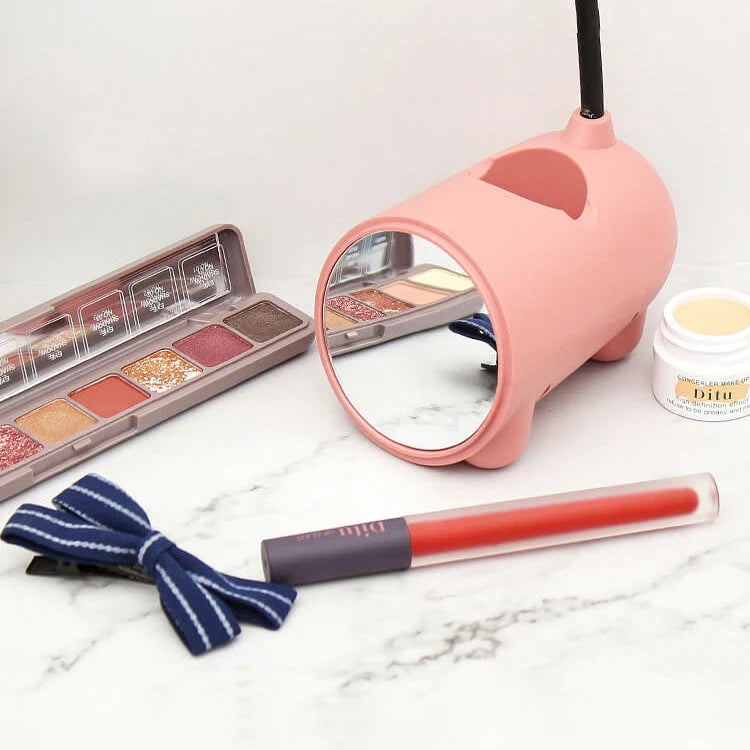 Desk Lamp Rabbit Design & Pen Holder USB Rechargeable