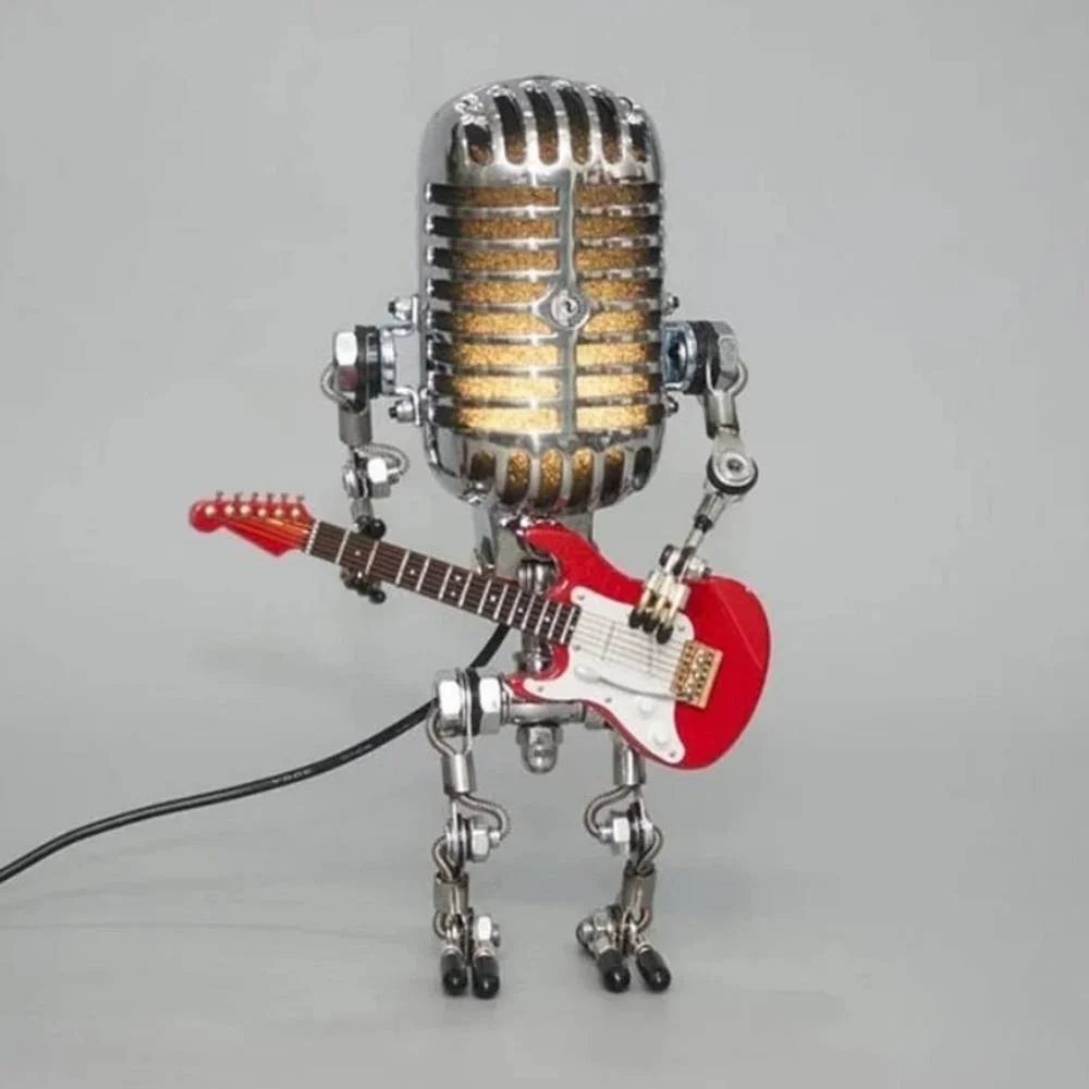 Desk Lamp Vintage Microphone Adjustable Energy-Saving