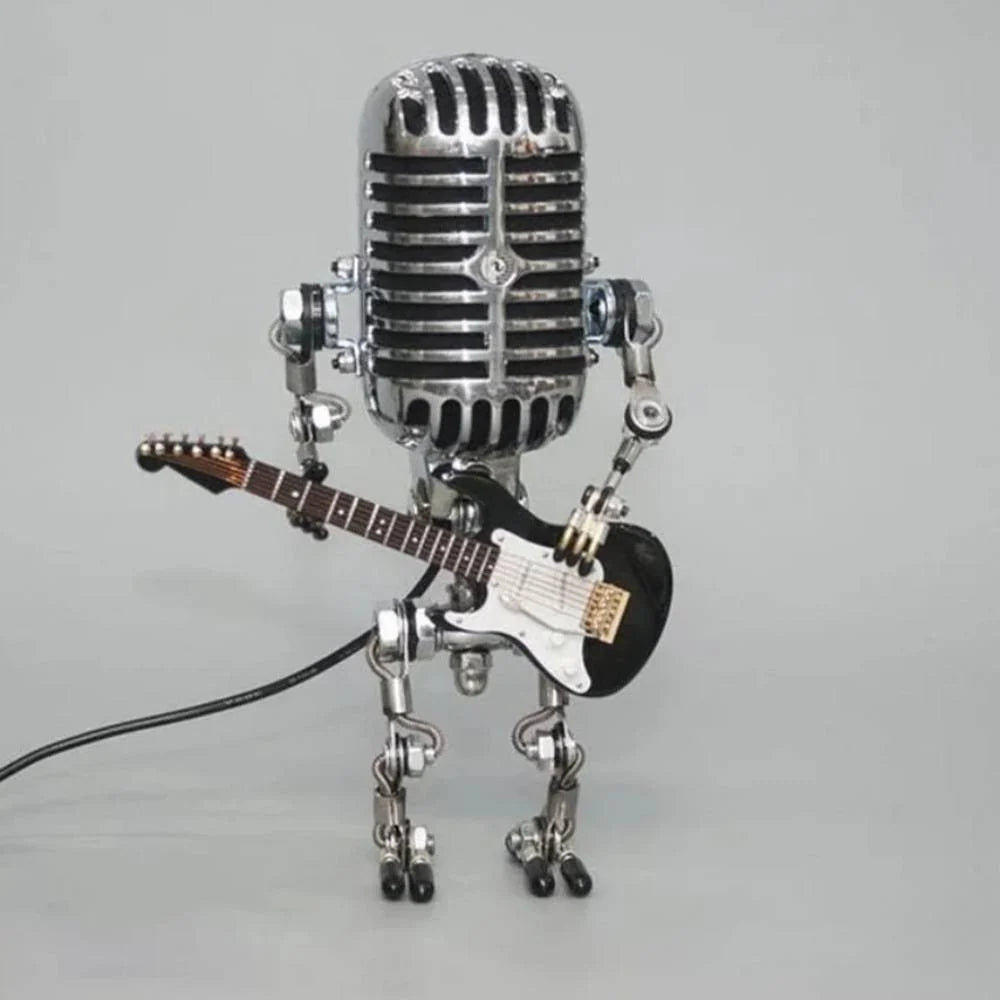 Desk Lamp Vintage Microphone Adjustable Energy-Saving