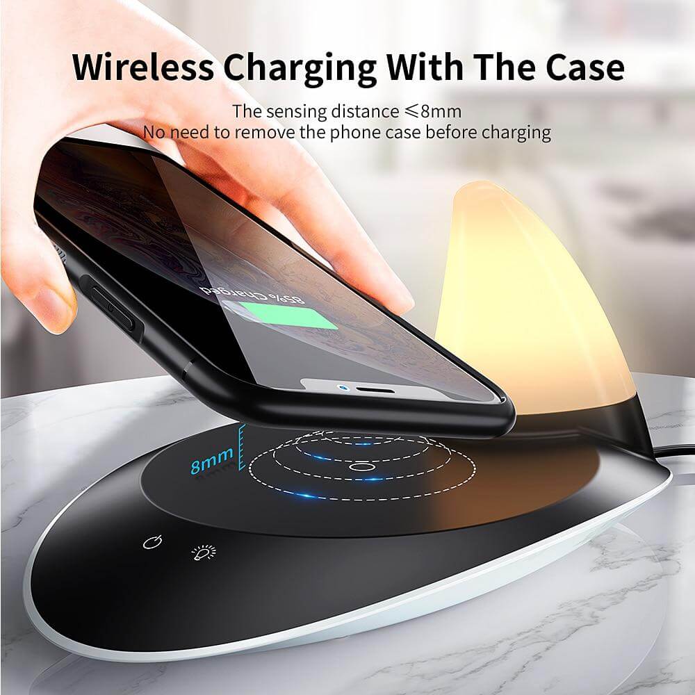 Desk Lamp Wireless Charging USB Port