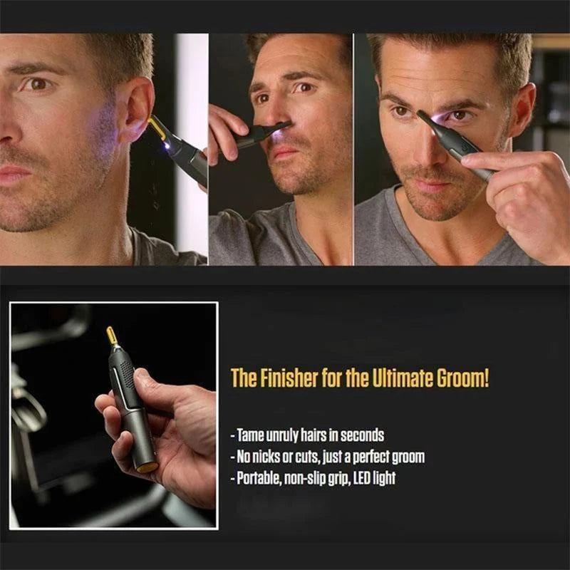 Detail Trimmer Titanium Blade LED Light Battery Powered