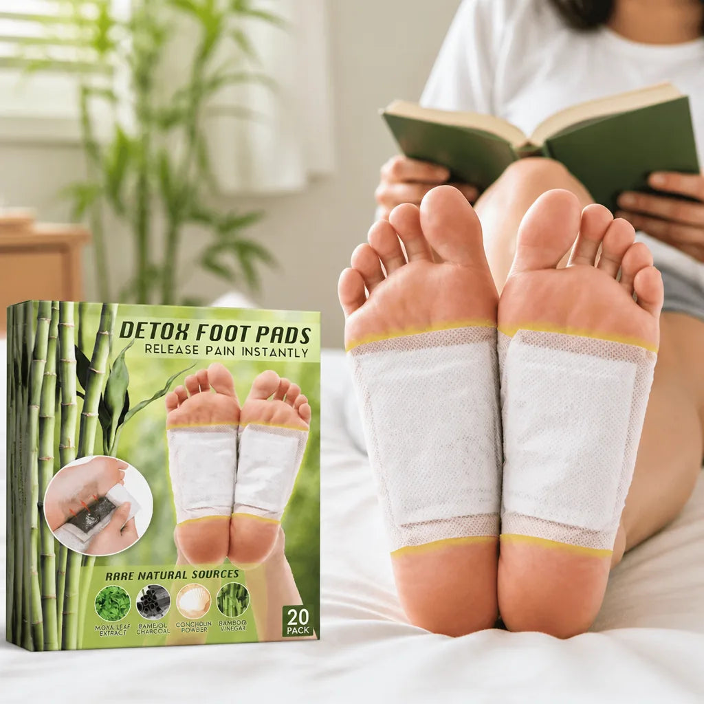 Detox Foot Pads Bamboo Vinegar & Lavender 20 Pack