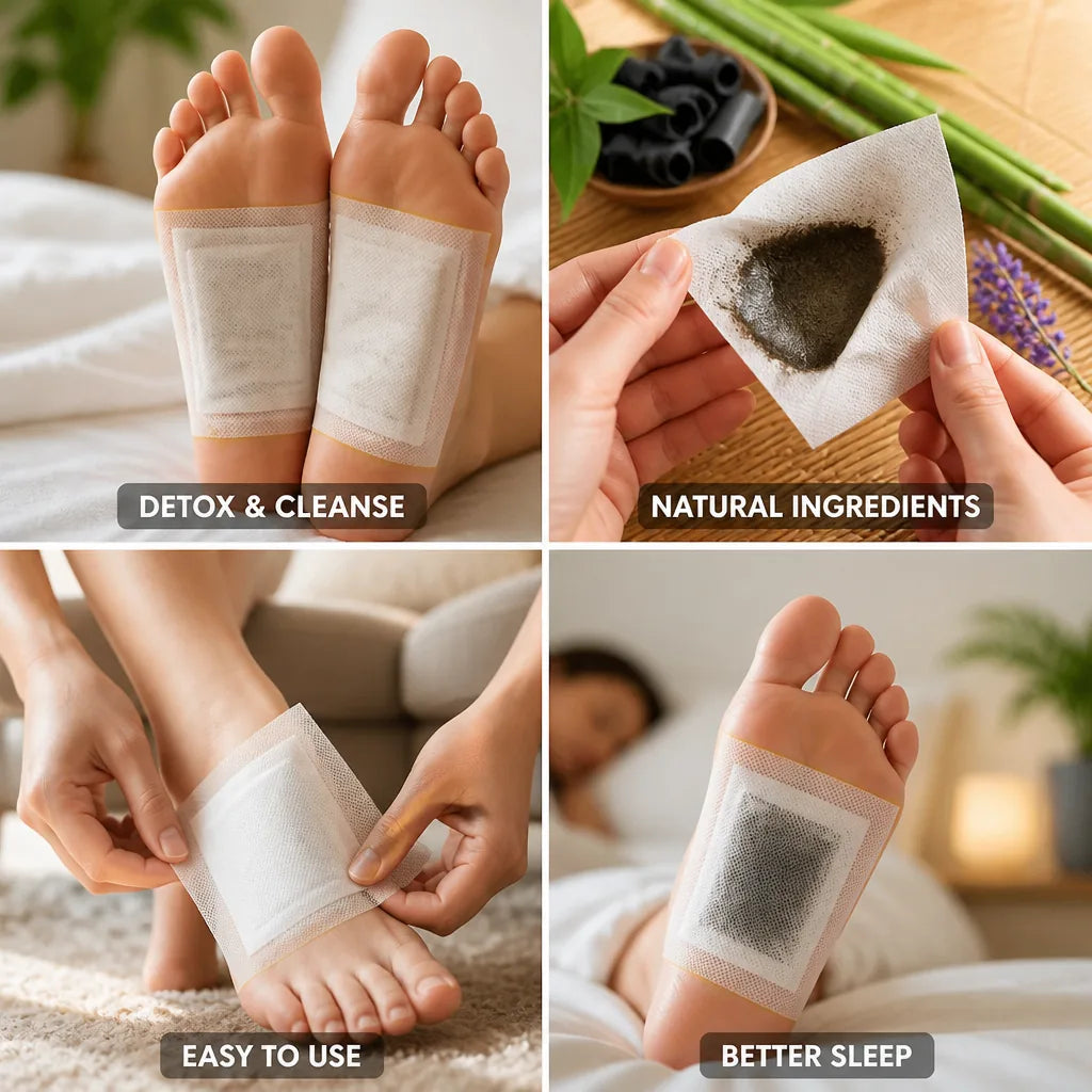 Detox Foot Pads Bamboo Vinegar & Lavender 20 Pack