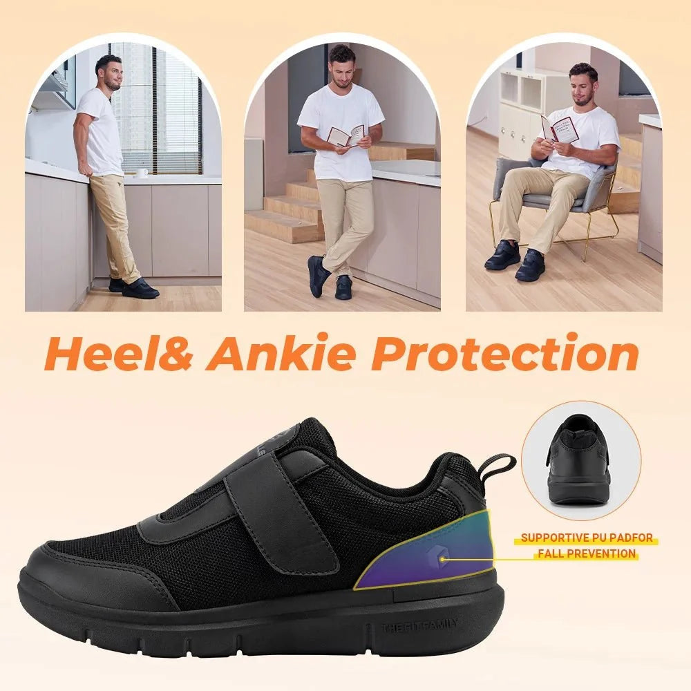 Diabetic Shoes Extra-Wide Fit Orthopedic Support Breathable Mesh