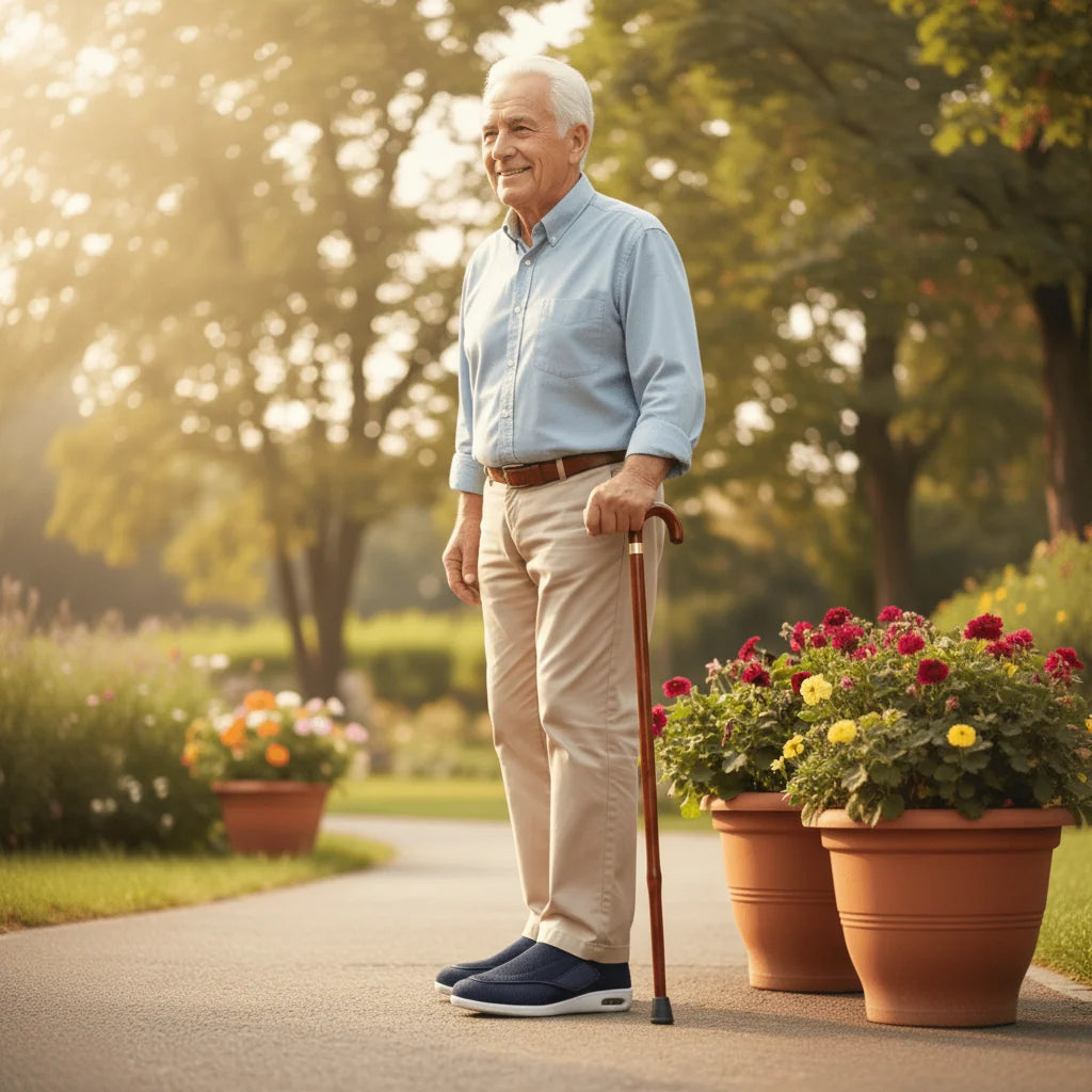 Diabetic Shoes Extra-Wide Memory Foam Insole Seamless Lining