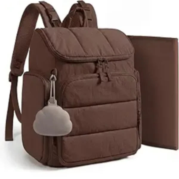 Diaper Backpack Insulated Bottle Pockets Stroller Loops Multiple Compartments