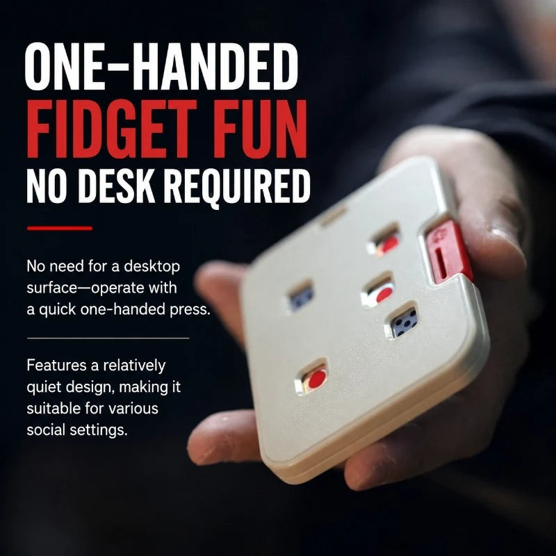 Dice Spinner Five D6 Wheels Battery-Free Pocket-Sized