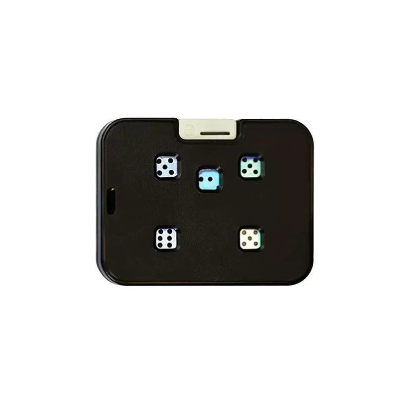 Dice Spinner Five D6 Wheels Battery-Free Pocket-Sized