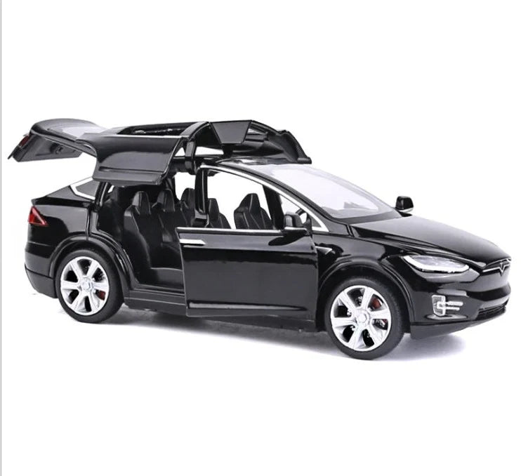 Diecast Toy Car Pull-Back Lights & Sound Six Doors