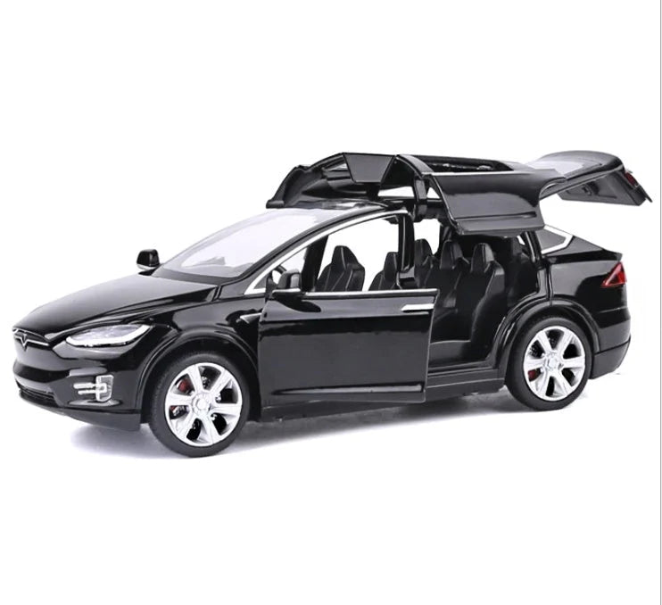 Diecast Toy Car Pull-Back Lights & Sound Six Doors