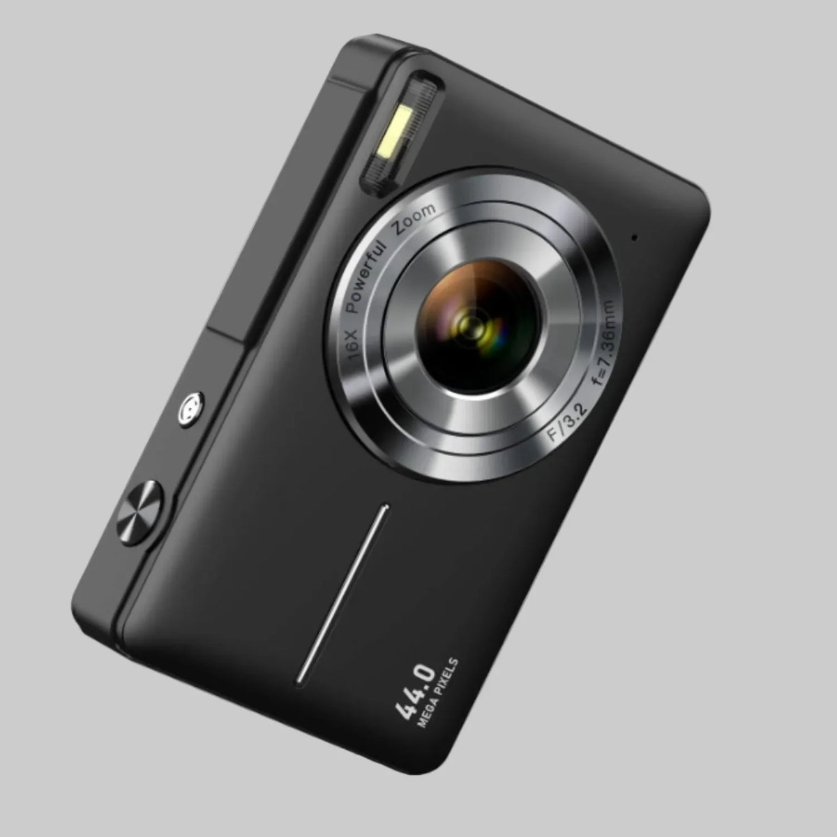 Digital Camera Vintage Design 1080p Video Compact Lightweight Metal Body