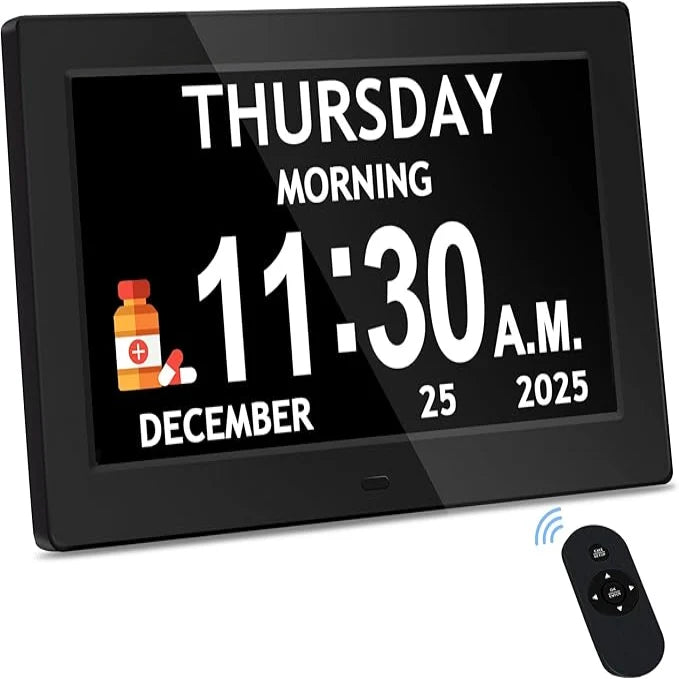 Digital Clock Large Display 8 Activity Reminders