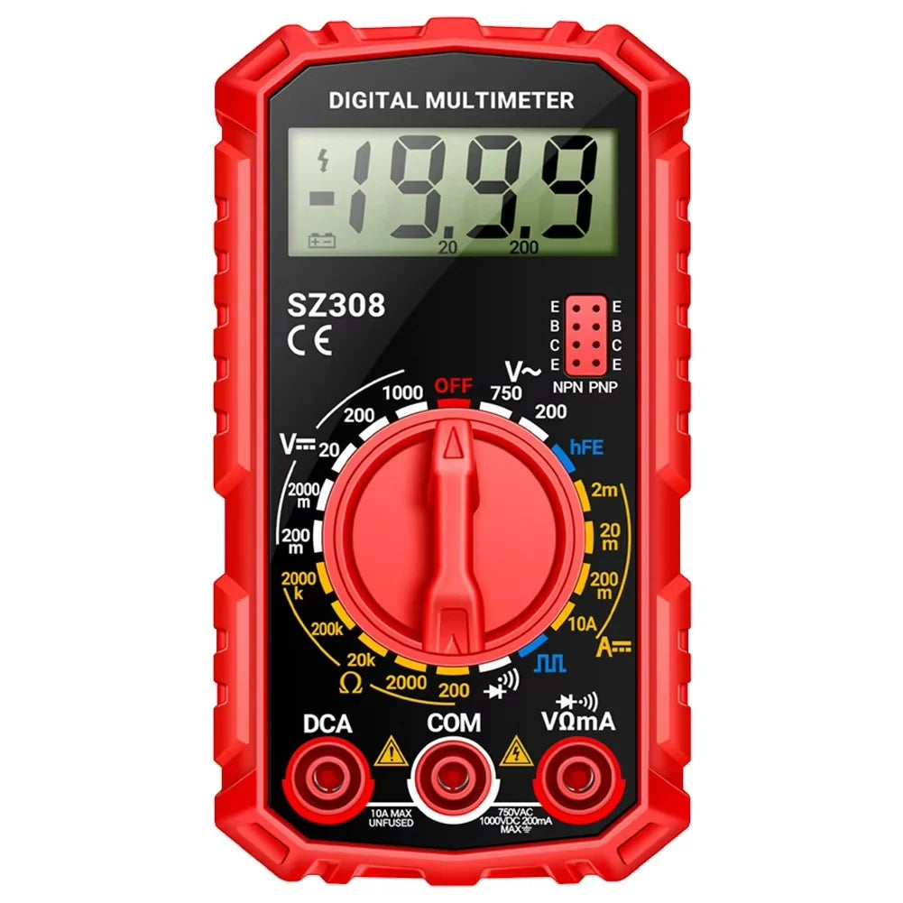 Digital Multimeter AC 750V DC 1000V 27.6 Inch Leads