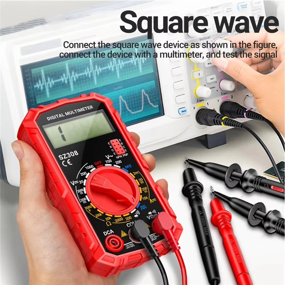 Digital Multimeter AC 750V DC 1000V 27.6 Inch Leads
