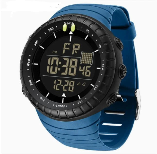 Digital Watch Waterproof & Shock-Resistant LED Backlight