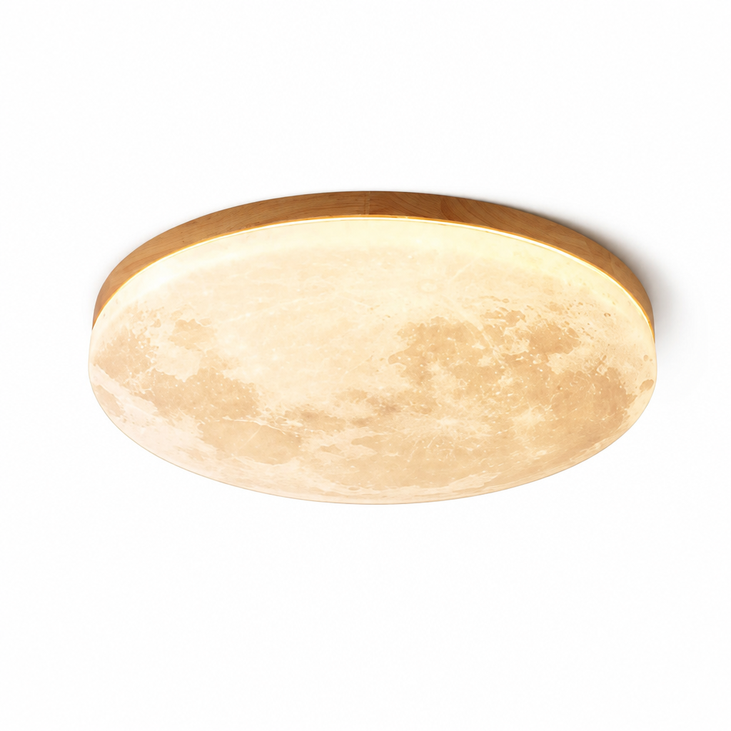 Dimmable Realistic Moon LED Ceiling Light