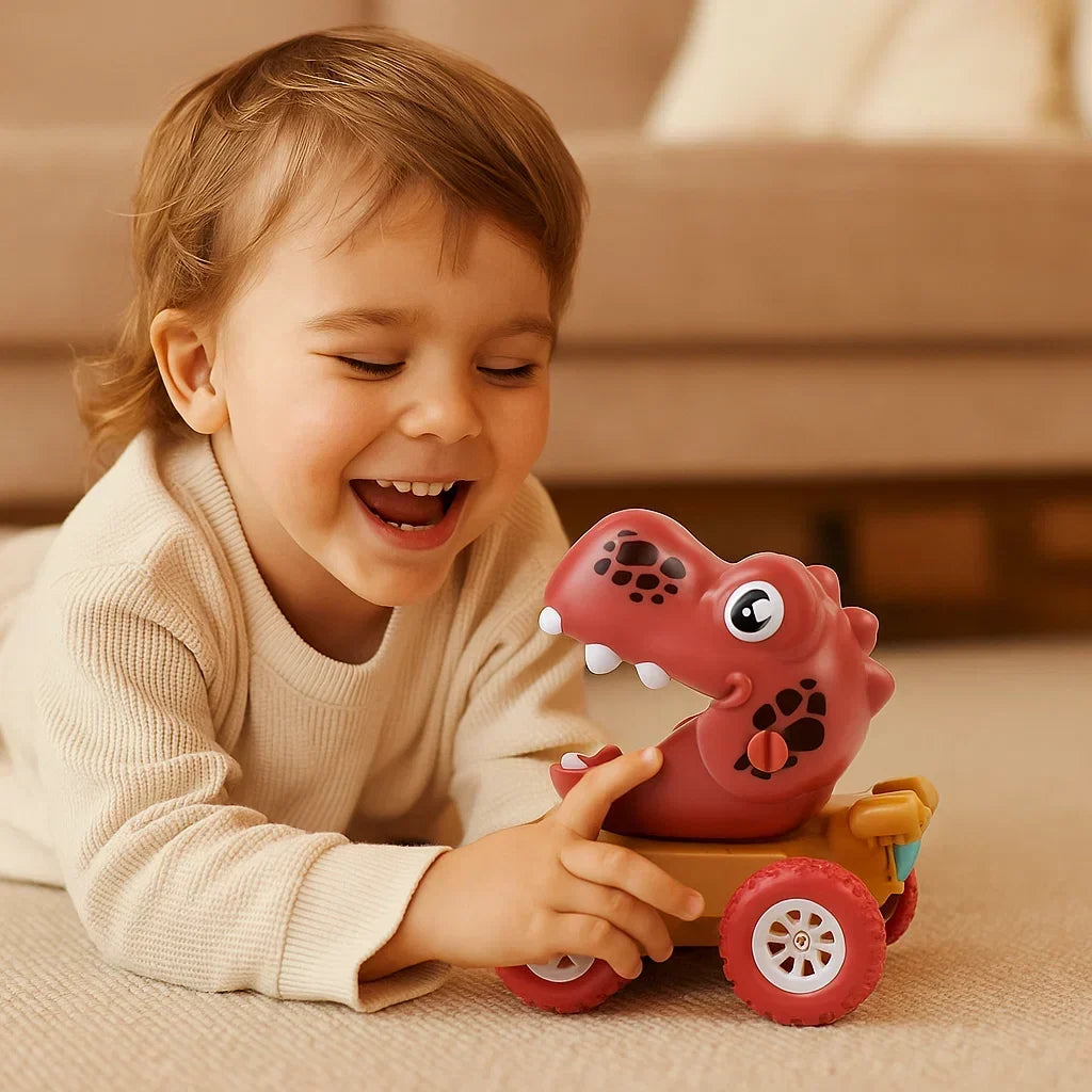 Dinosaur Truck Push-Activated Indoor & Outdoor Wheels