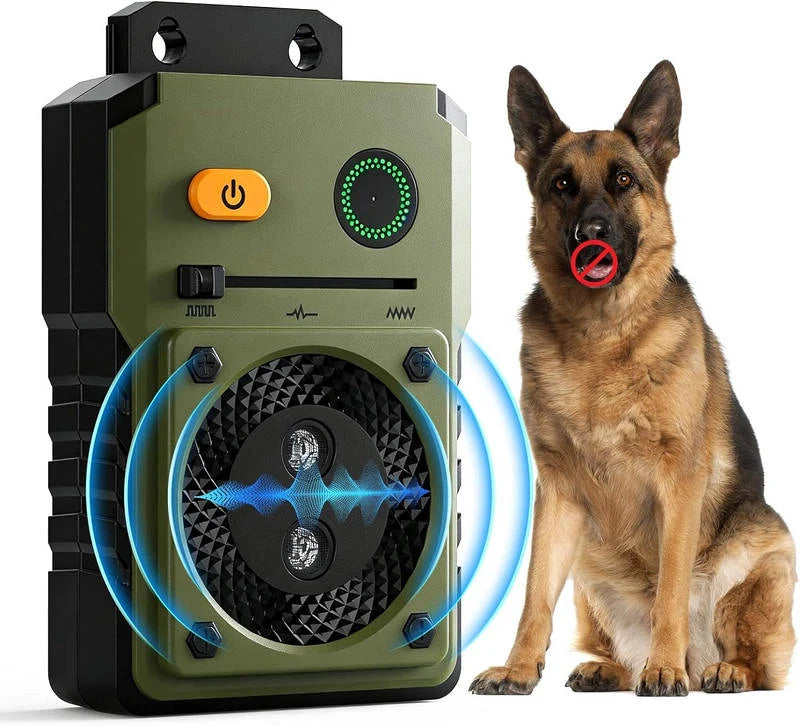 Dog Bark Deterrent Ultrasonic Automatic 50 Ft Range