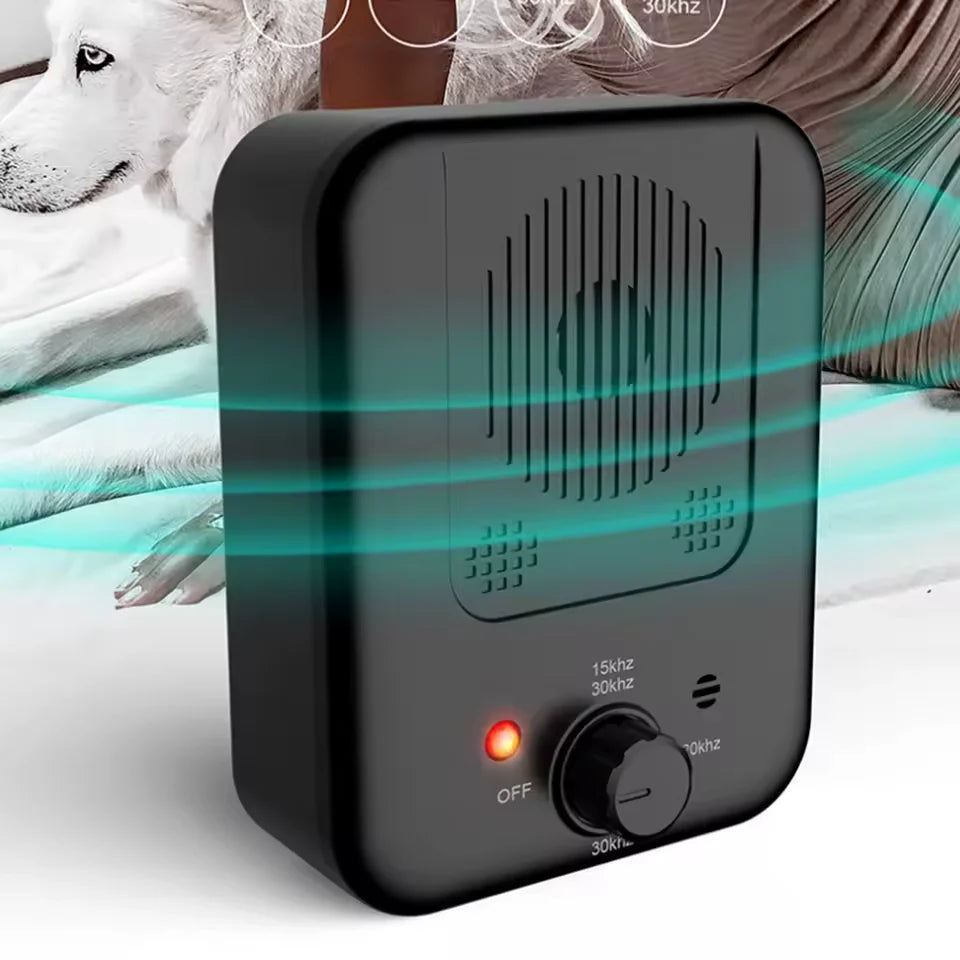 Dog Bark Stopper Ultrasonic 3-Level USB Rechargeable Waterproof