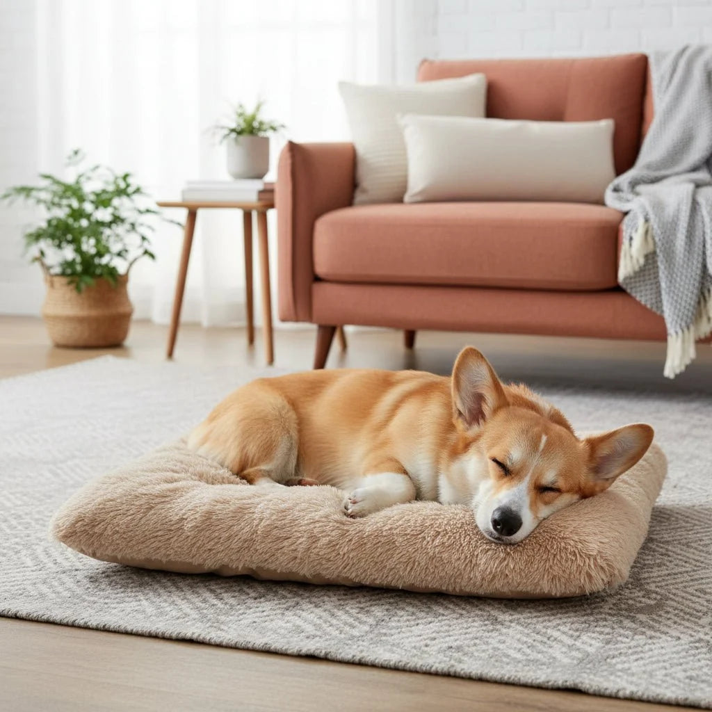 Dog Bed Orthopedic Foam Waterproof Lining Machine-Washable Cover