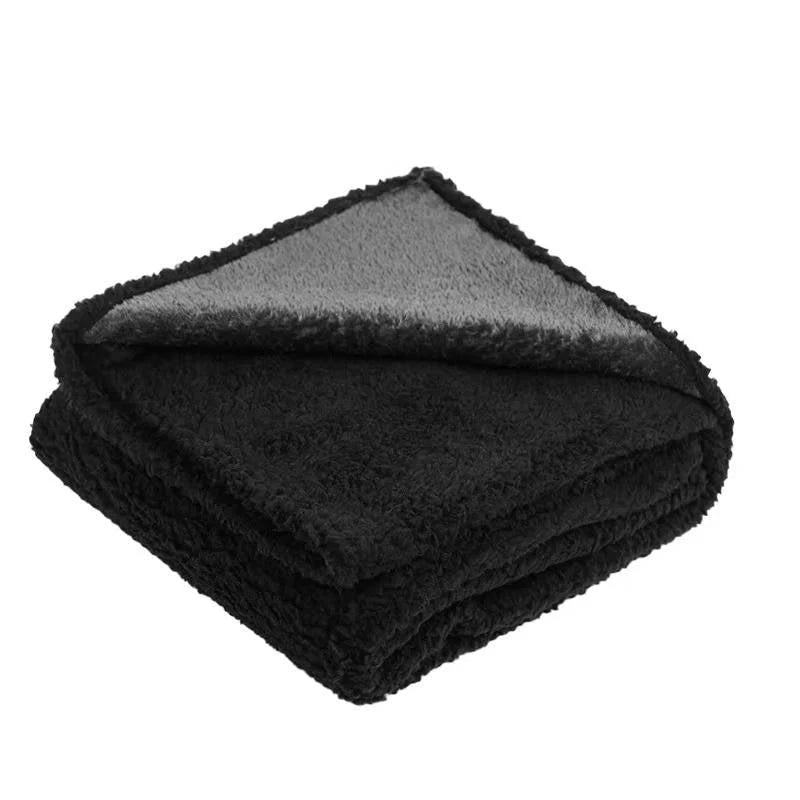 Dog Blanket Sherpa Fleece Waterproof Backing & Raised Rim