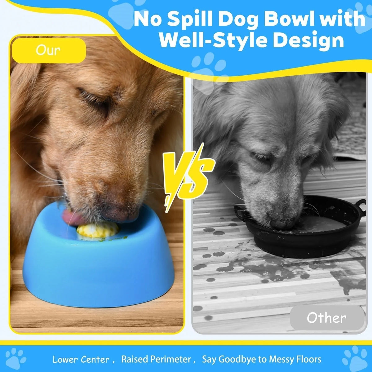 Dog Bowl Slow Feeder Maze Design for Mealtime Enrichment