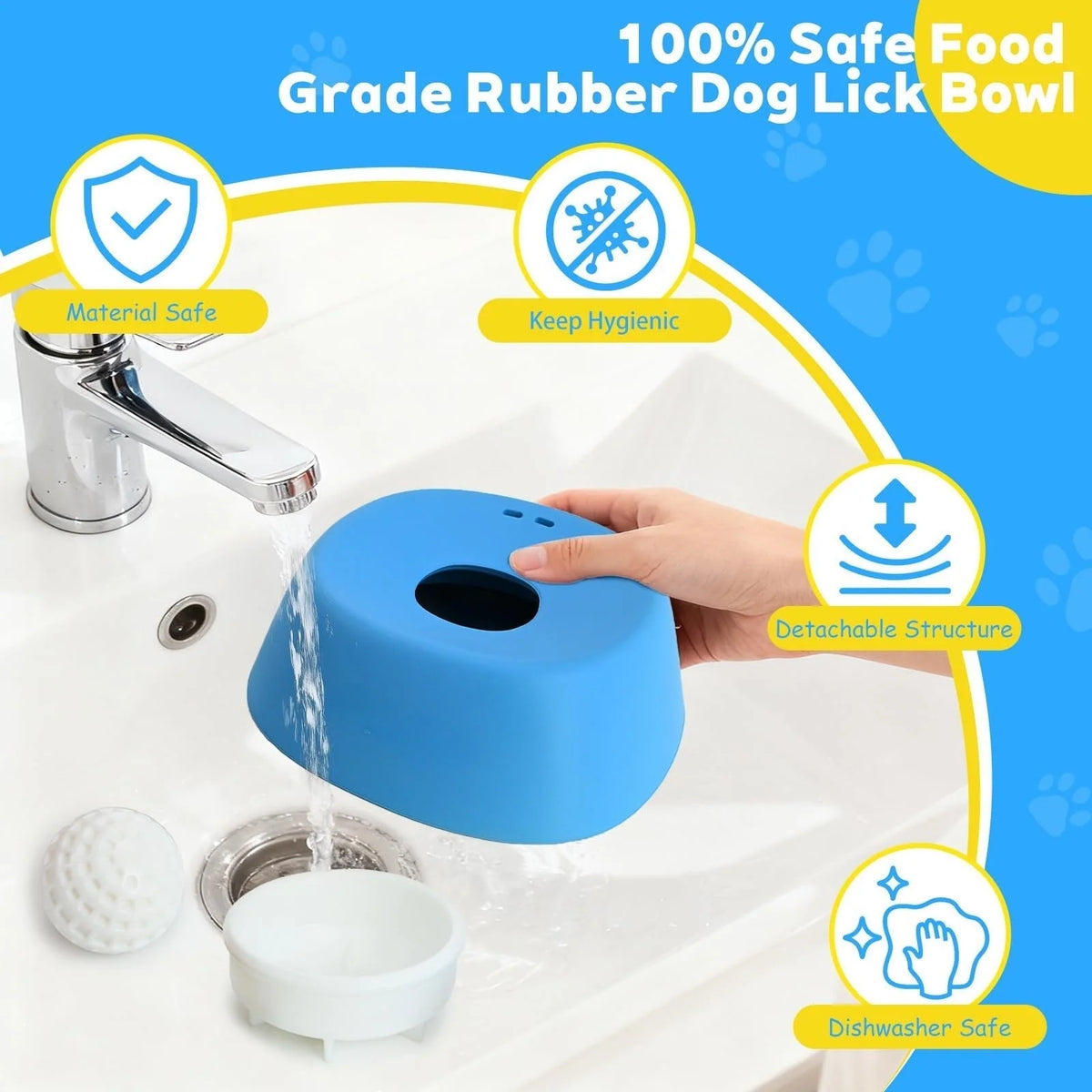 Dog Bowl Slow Feeder Maze Design for Mealtime Enrichment