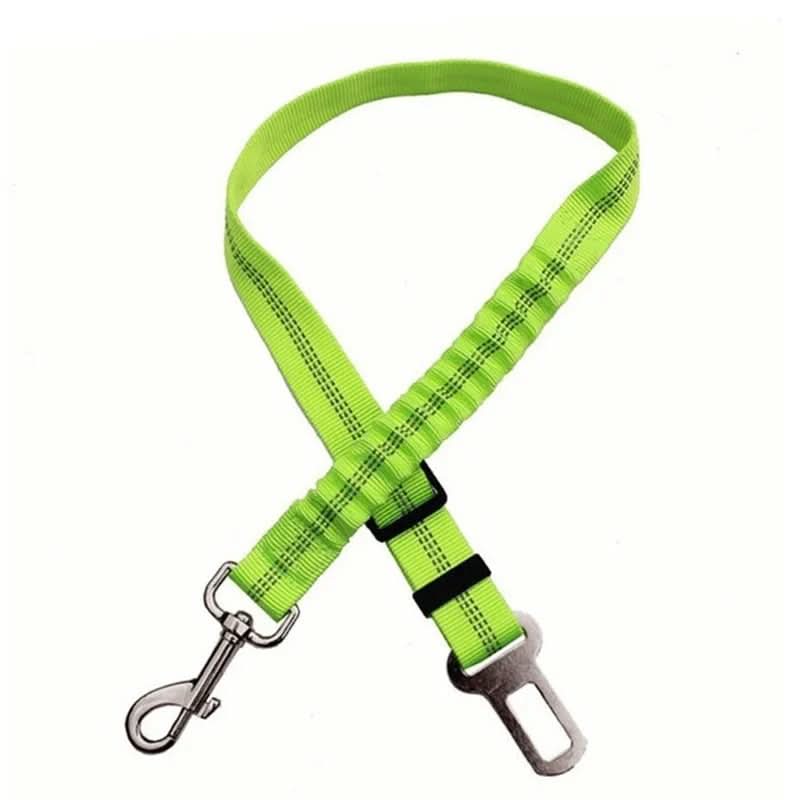 Dog Car Safety Belt Adjustable Nylon With Shock Absorber